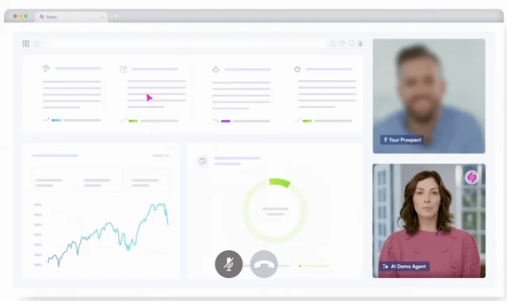Saleo AI demo agent interface